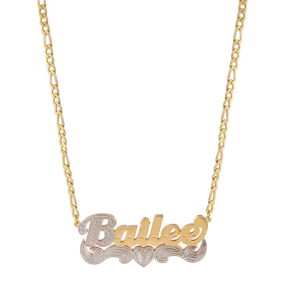 That Girl - Double Plated Custom Name Necklace – Je Ne Sais Quoi
