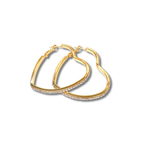 Amore - Diamond Accent Hoops