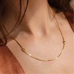 Radiant | Initial Birthstone Necklace