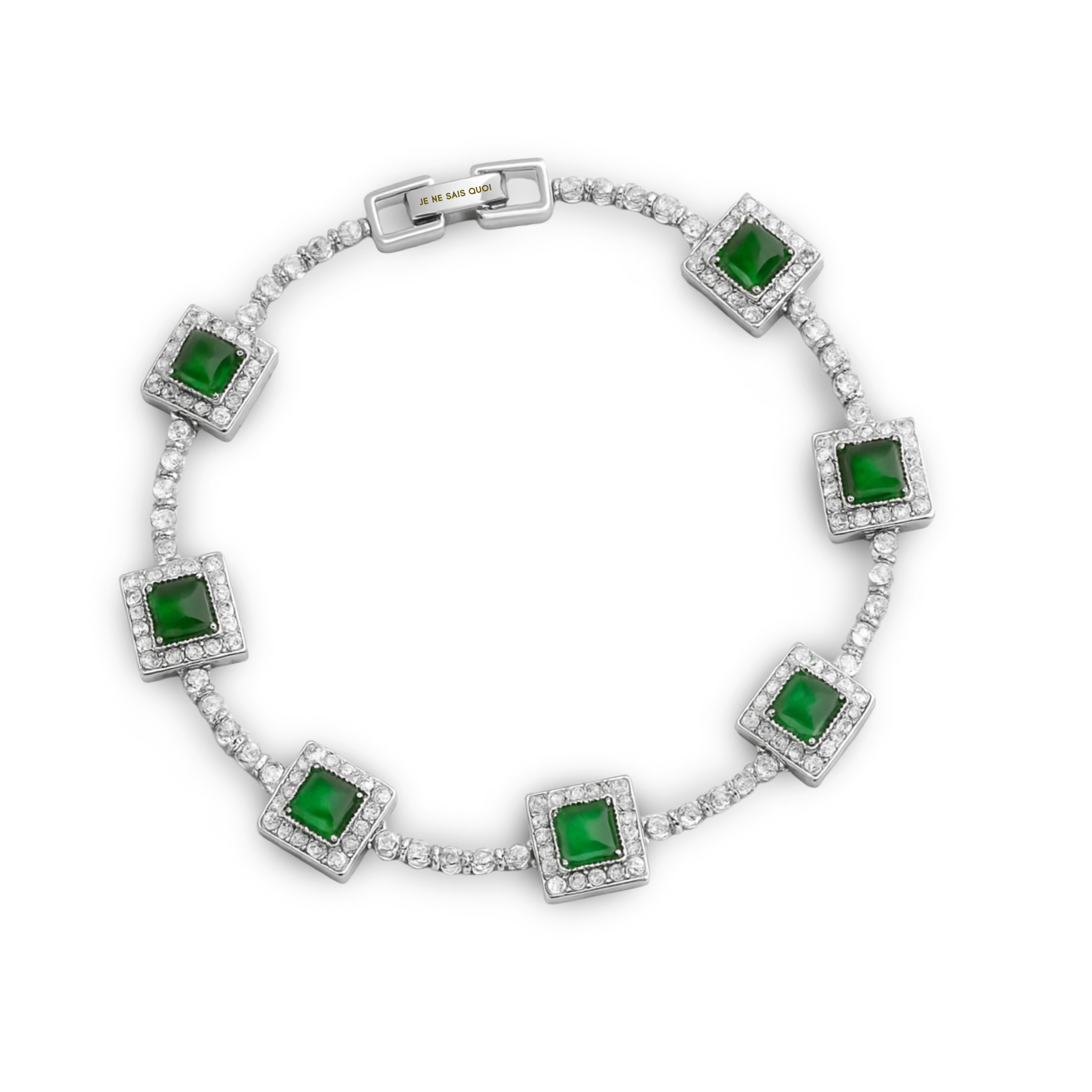 Envy Gemstone Bracelet - White Gold