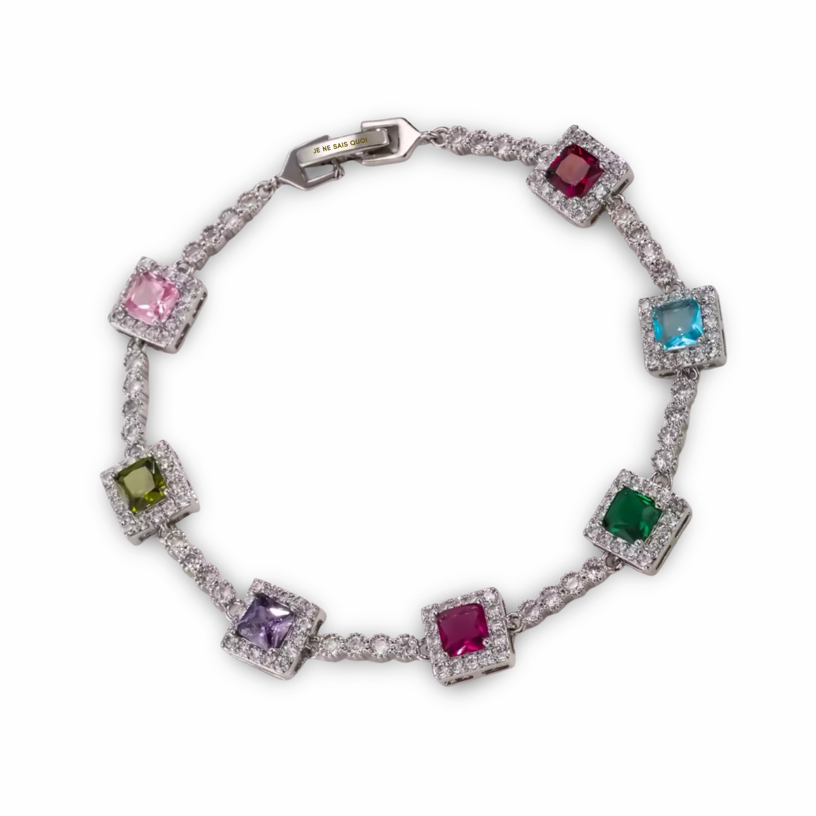 Muse Gemstone Bracelet - White Gold