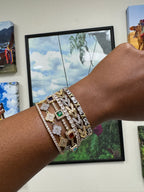 Heart On Ice - Two Tone Bracelet