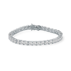 Allure Tennis Bracelet - White Gold