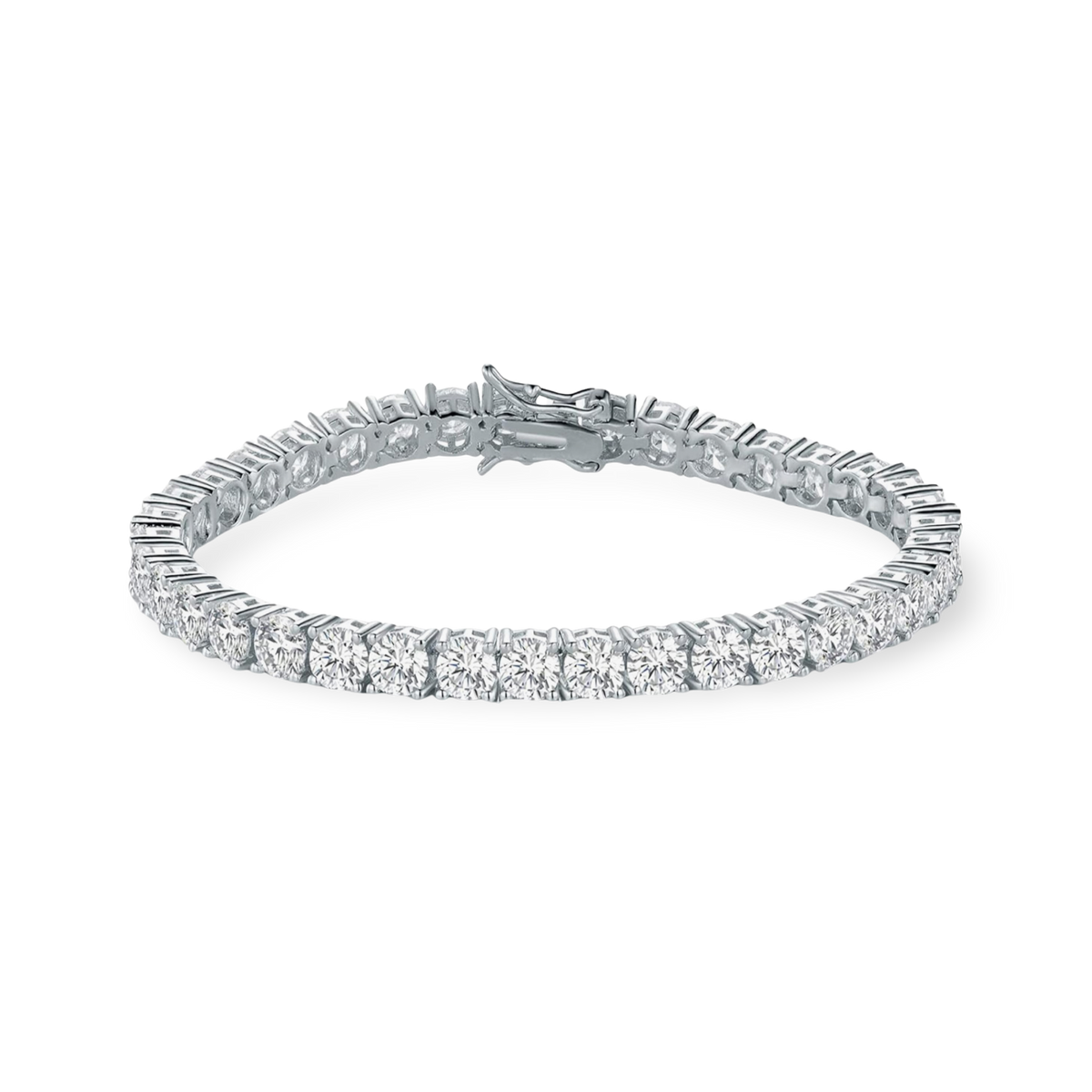 Allure Tennis Bracelet - White Gold