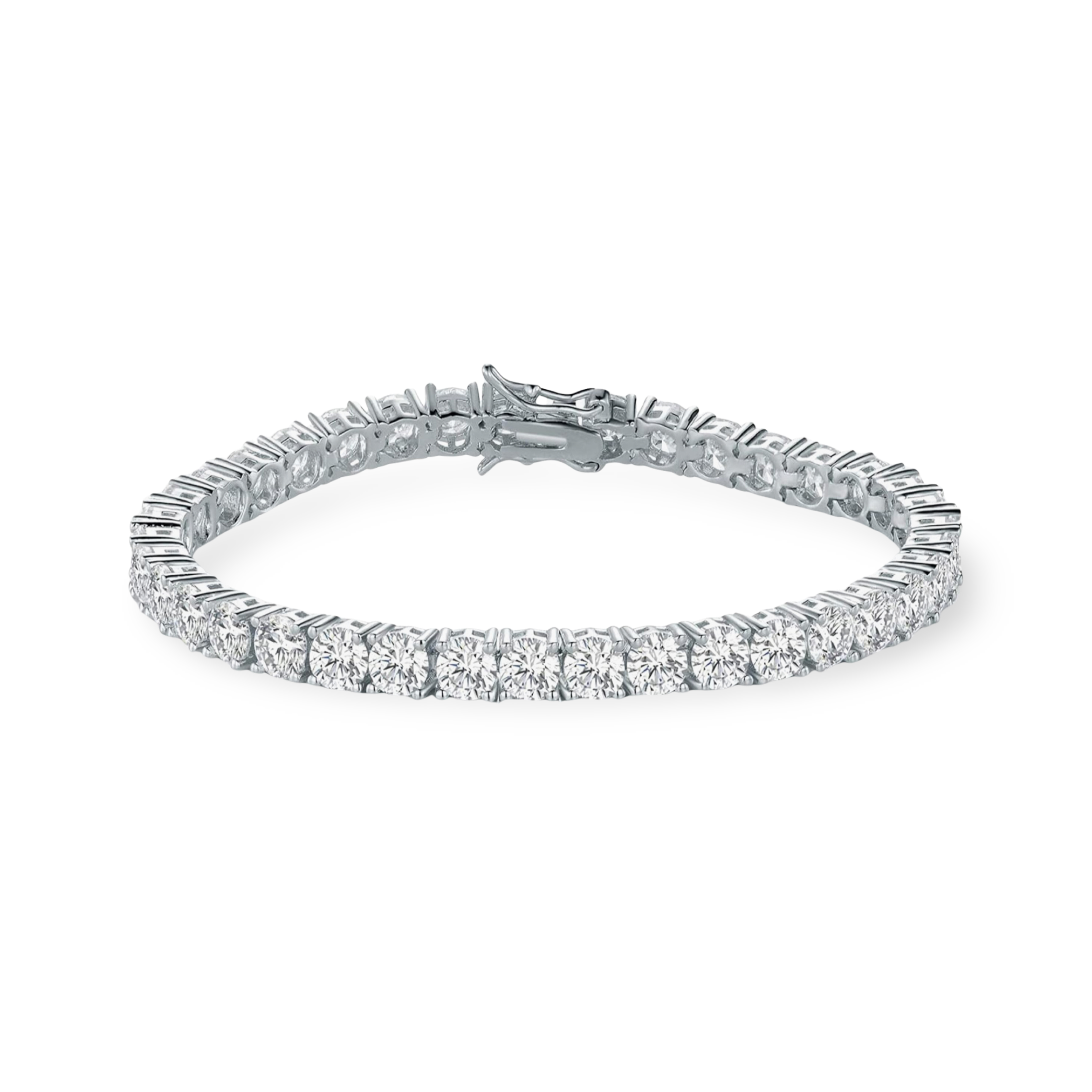 Allure Tennis Bracelet - White Gold