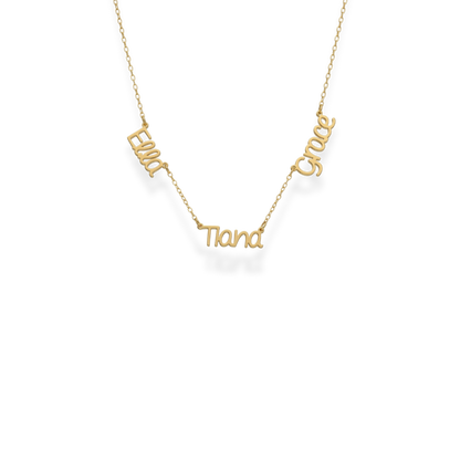 With Love | 3 Nameplate Necklace