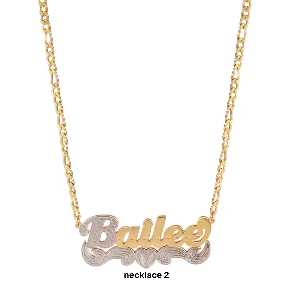 That Girl - Double Plated Custom Name Necklace