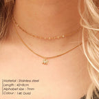 Double Up | Layered Letter Necklace