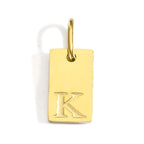 Blocked | Letter Charm Pendant