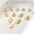 Blocked | Letter Charm Pendant