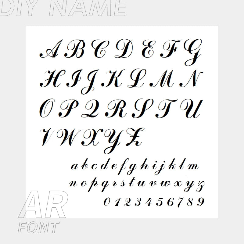With Love | 3 Nameplate Necklace