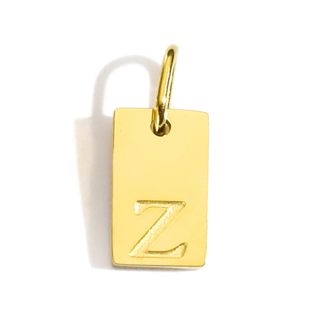 Blocked | Letter Charm Pendant