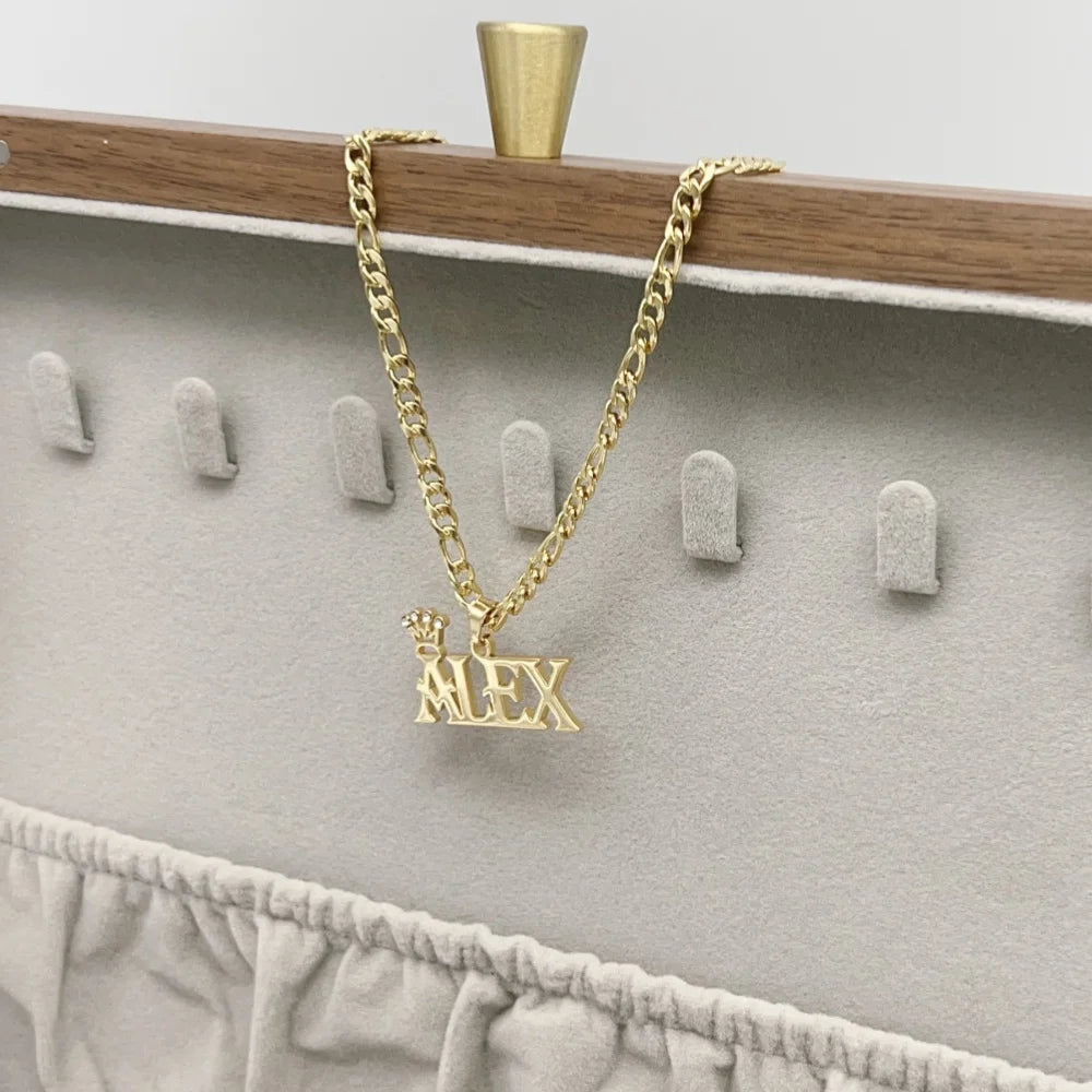 Crown Me - Custom Name Necklace