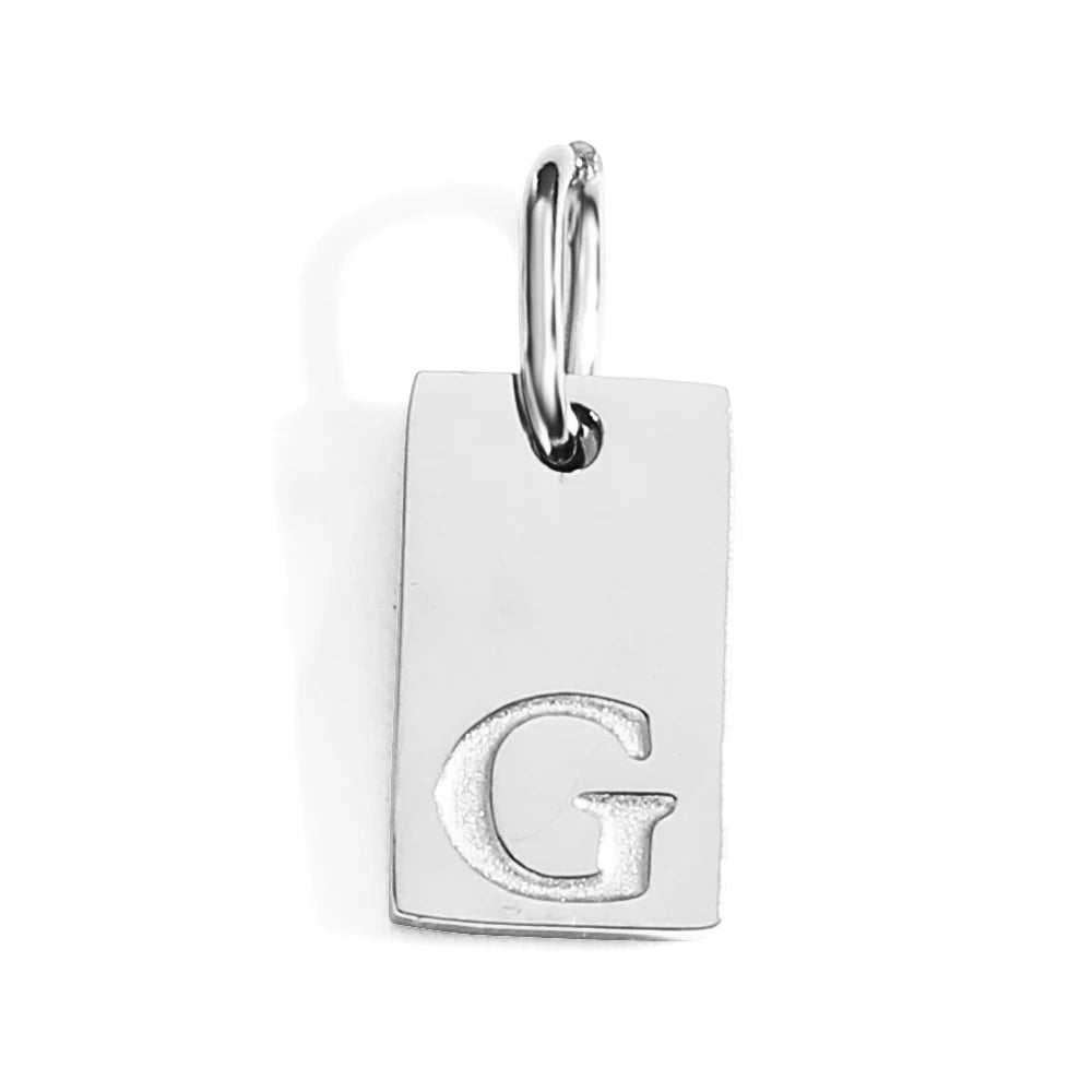 Blocked | Letter Charm Pendant