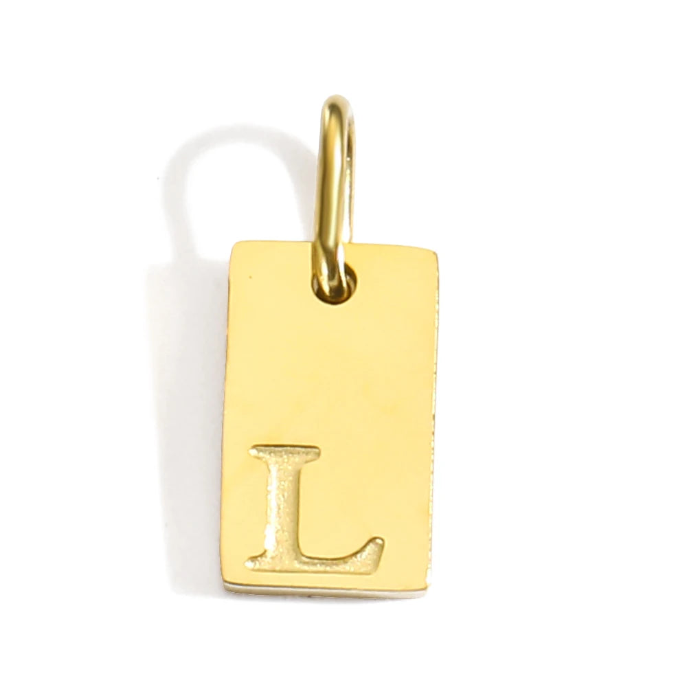 Blocked | Letter Charm Pendant