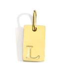 Blocked | Letter Charm Pendant