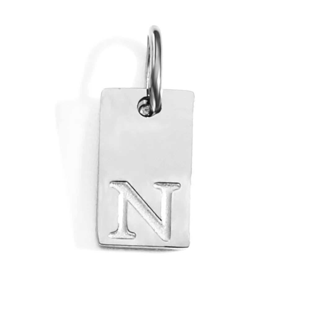 Blocked | Letter Charm Pendant