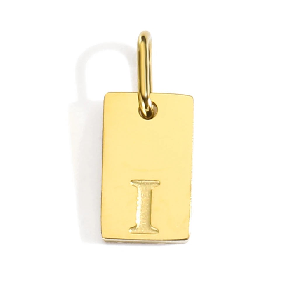 Blocked | Letter Charm Pendant