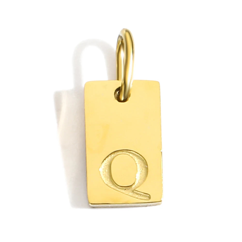 Blocked | Letter Charm Pendant