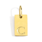 Blocked | Letter Charm Pendant