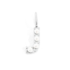 Pearl Studded| Letter Charm Pendant