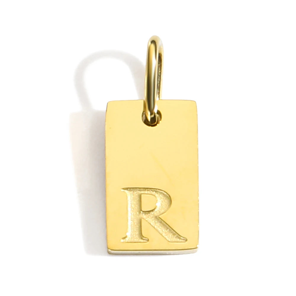 Blocked | Letter Charm Pendant
