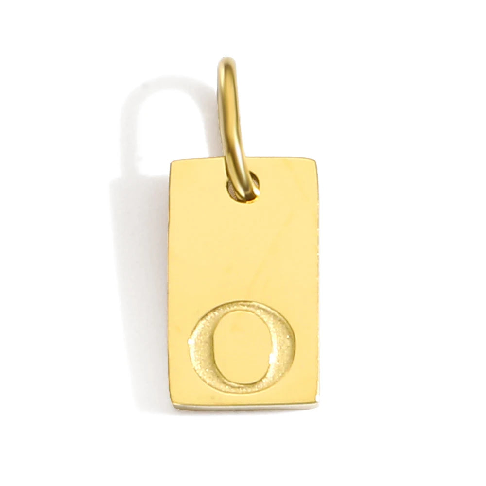Blocked | Letter Charm Pendant