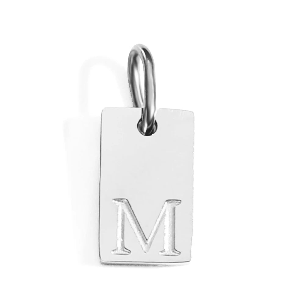 Blocked | Letter Charm Pendant