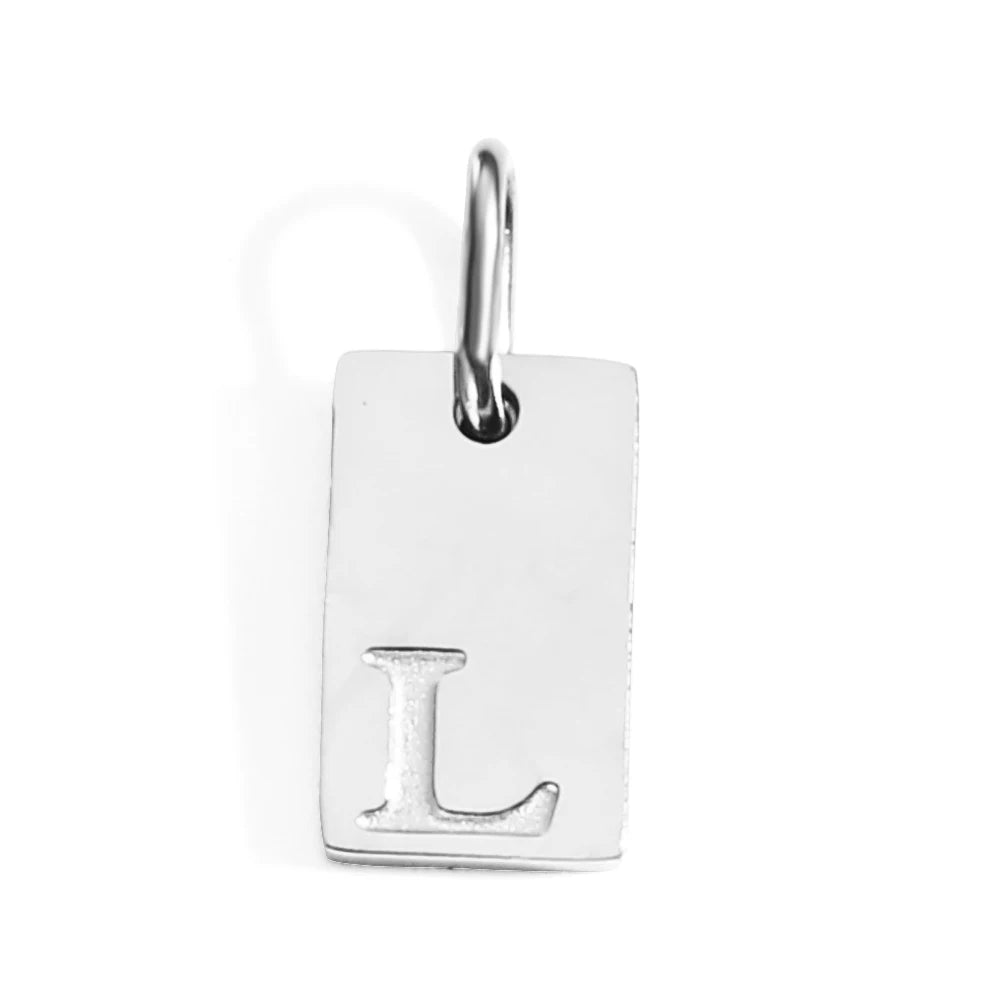 Blocked | Letter Charm Pendant