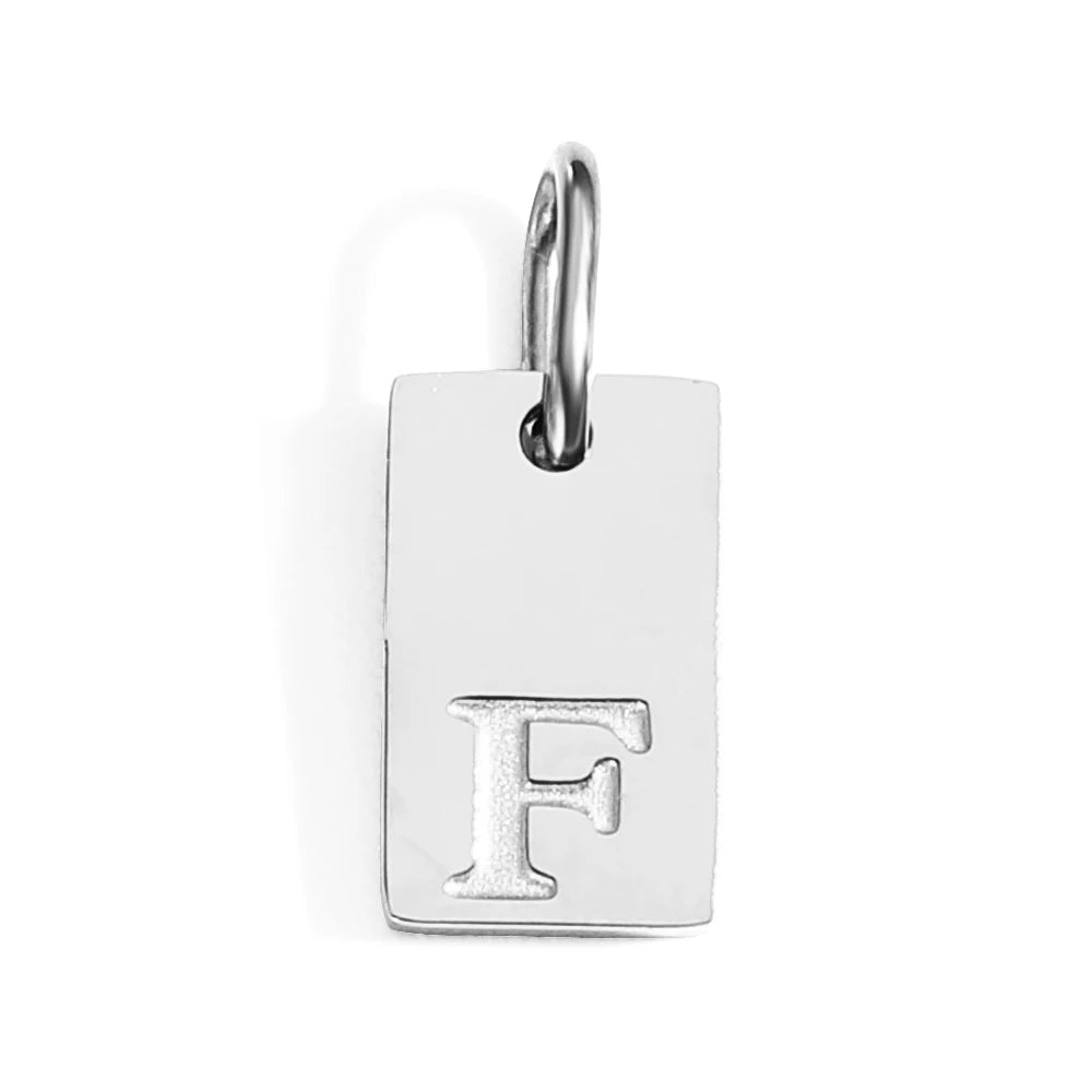 Blocked | Letter Charm Pendant