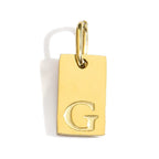 Blocked | Letter Charm Pendant
