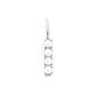 Pearl Studded| Letter Charm Pendant