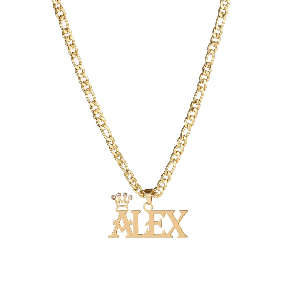 Crown Me - Custom Name Necklace