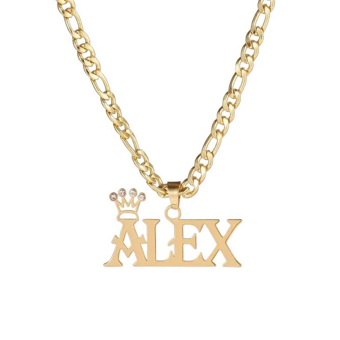 Crown Me - Custom Name Necklace