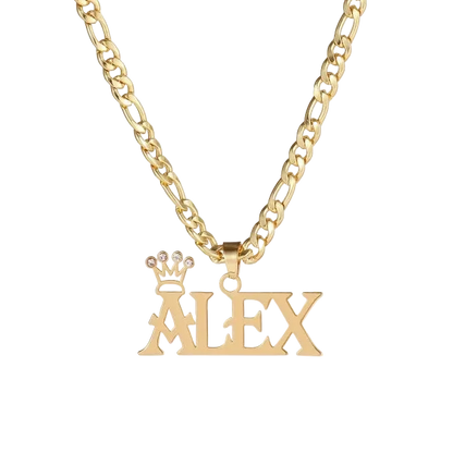 Crown Me - Custom Name Necklace
