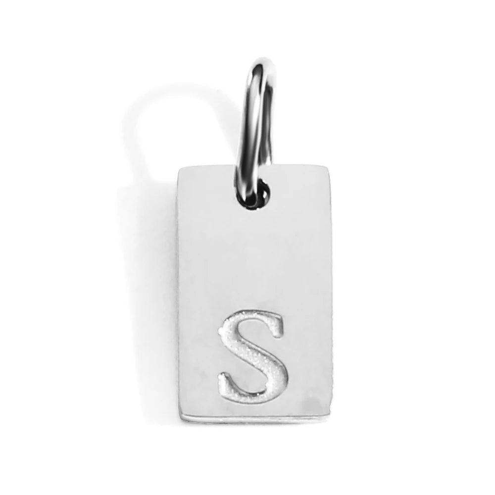 Blocked | Letter Charm Pendant