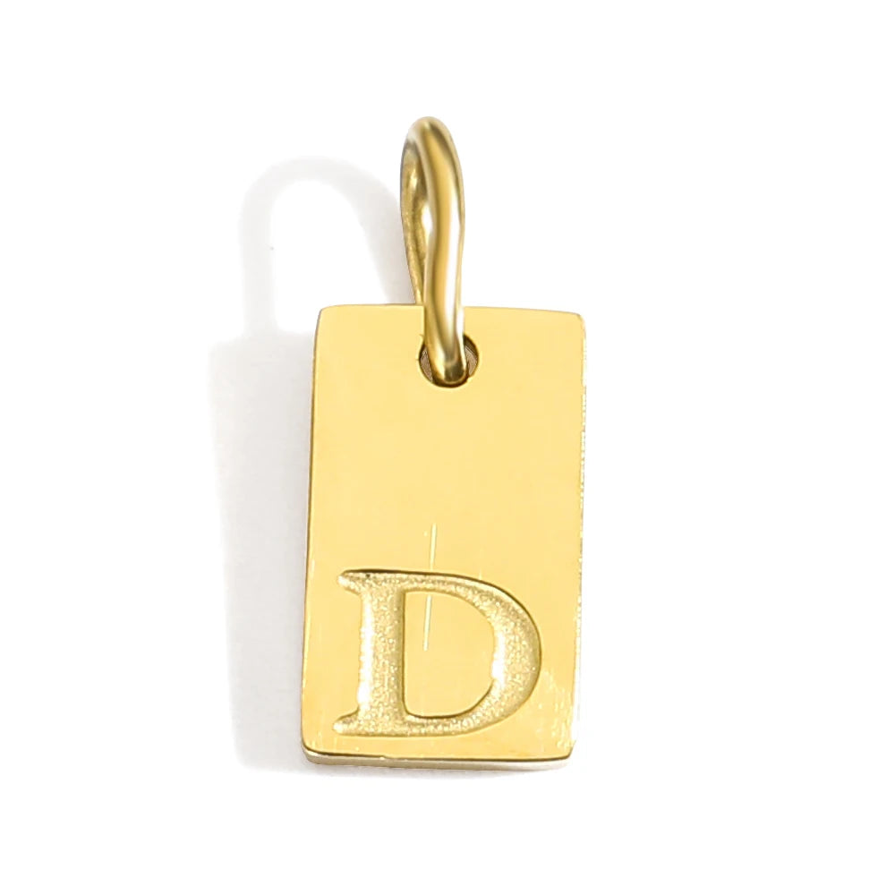 Blocked | Letter Charm Pendant