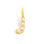 Pearl Studded| Letter Charm Pendant