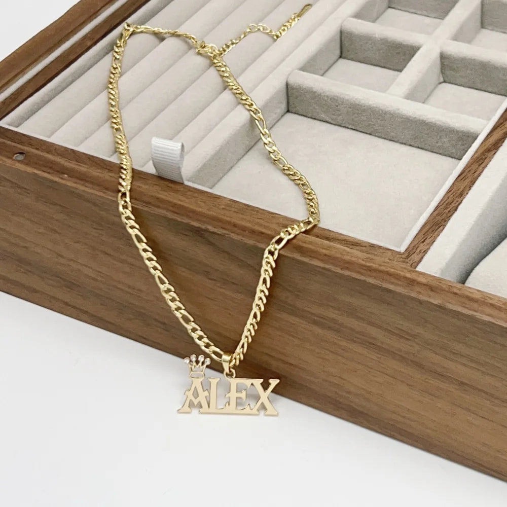 Crown Me - Custom Name Necklace