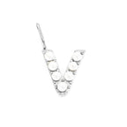 Pearl Studded| Letter Charm Pendant