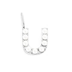 Pearl Studded| Letter Charm Pendant