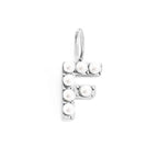Pearl Studded| Letter Charm Pendant