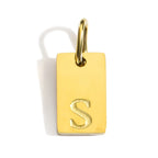 Blocked | Letter Charm Pendant