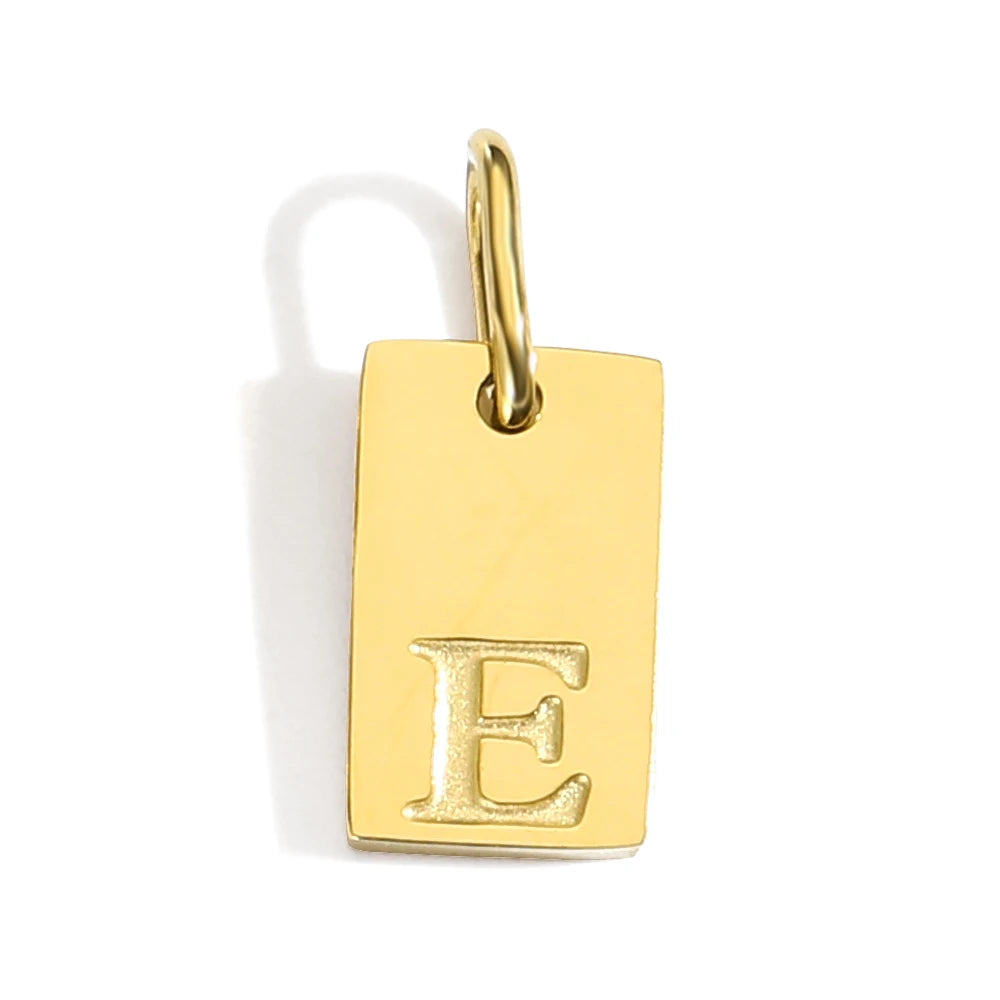 Blocked | Letter Charm Pendant