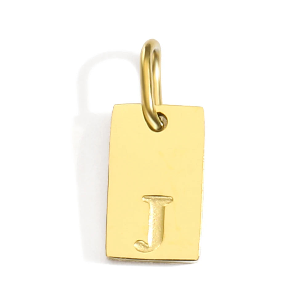 Blocked | Letter Charm Pendant
