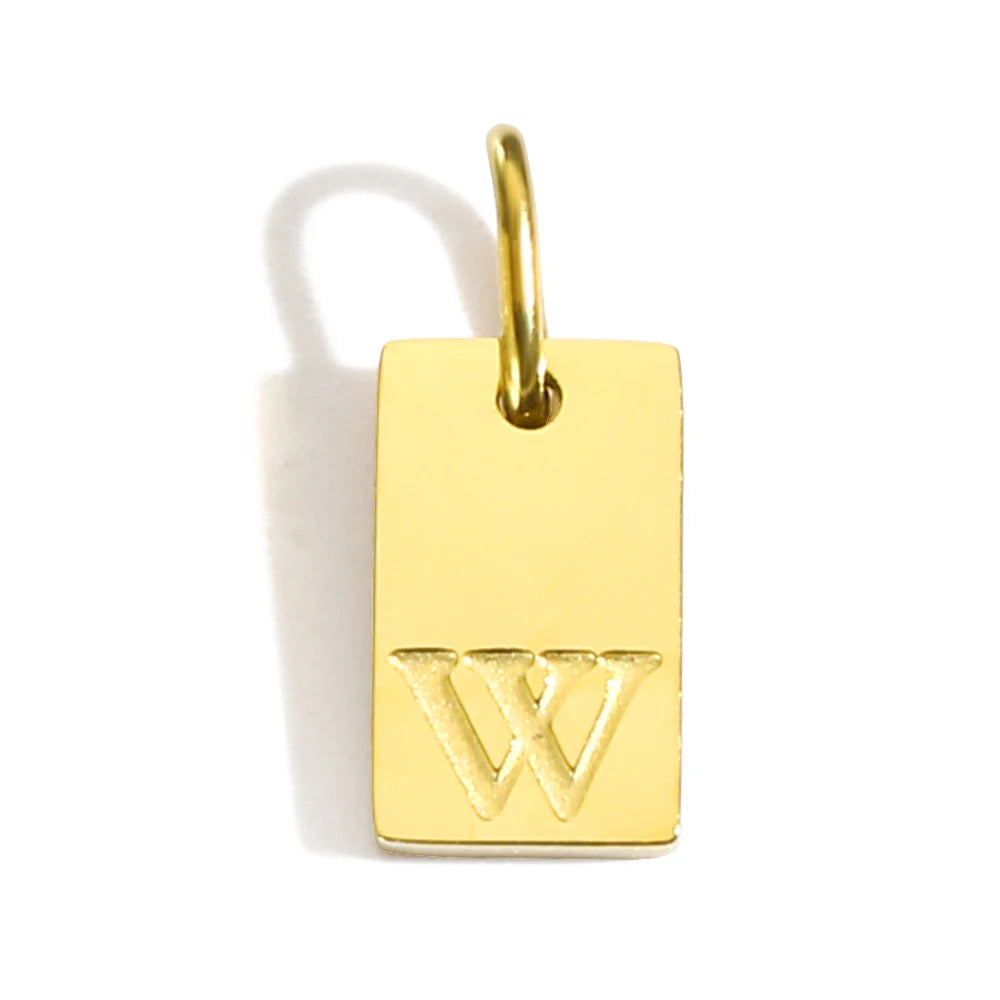 Blocked | Letter Charm Pendant