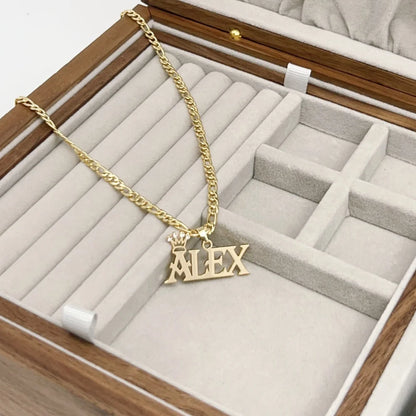 Crown Me - Custom Name Necklace