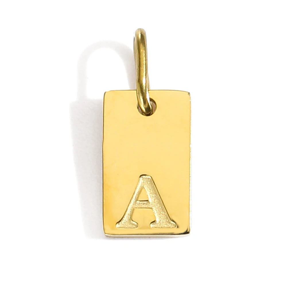 Blocked | Letter Charm Pendant