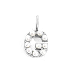 Pearl Studded| Letter Charm Pendant