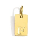 Blocked | Letter Charm Pendant